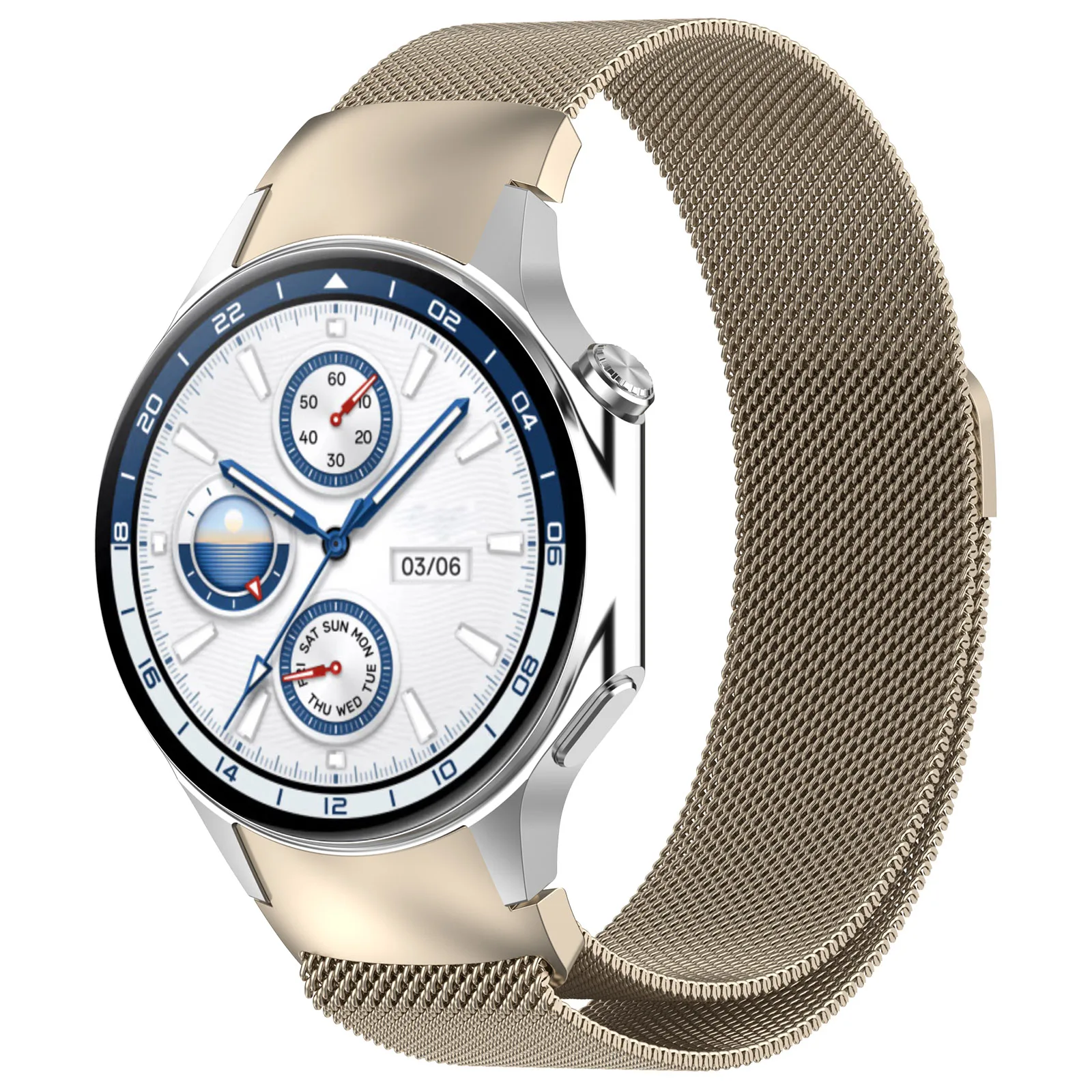 Stainless Steel Milanese Magnetic Wrist Strap Bracelet Replacement Band