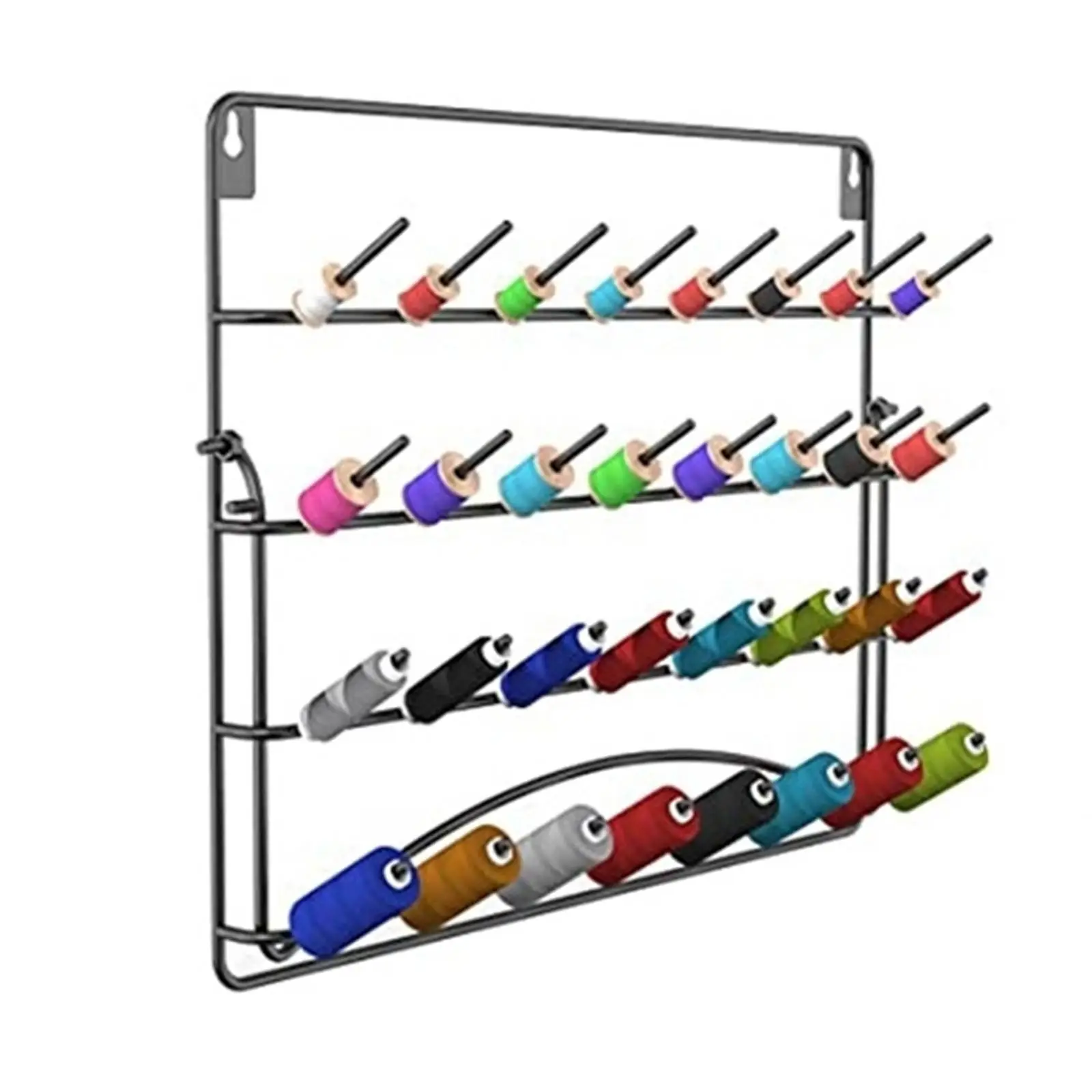 

Thread Holder Wall Mount 32 Thread Display Large Spools Holder Sewing Thread