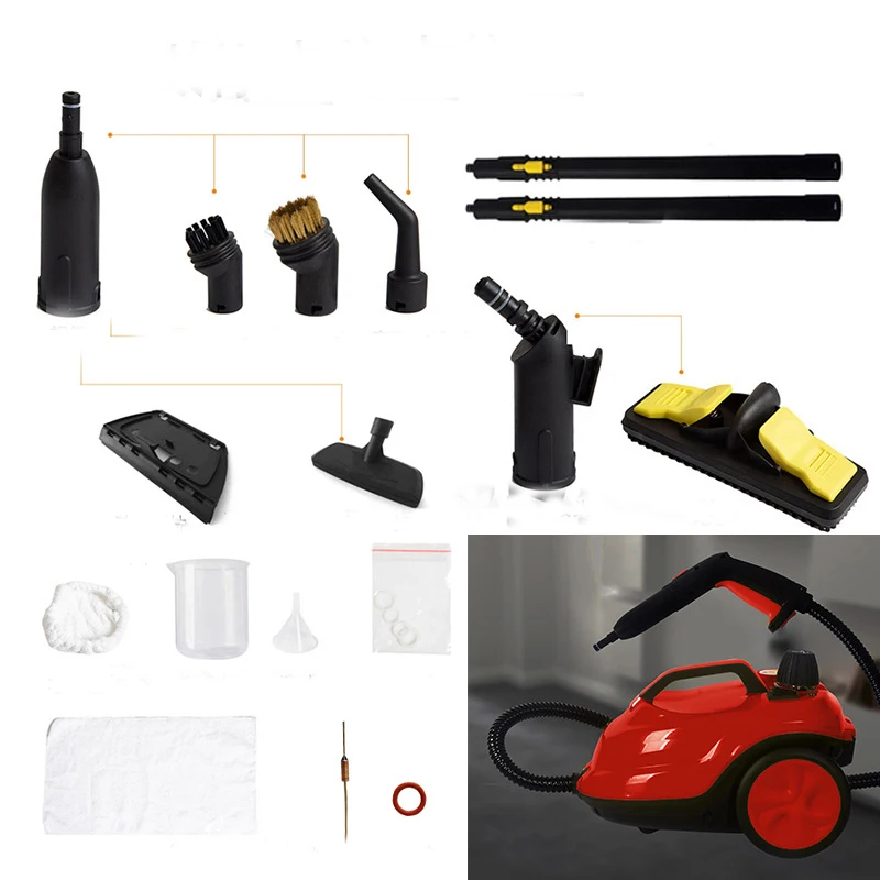 Handheld Steam Cleaner Automotive Sterilization Disinfection High Temperature 2000W Powerful Wiper Washer for Floor Kitchen Cars 2