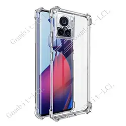Premium Shockproof Silicone Phone Case for Motorola Edge 30 Ultra - Durable TPU Protective Back Shell (Clear)
