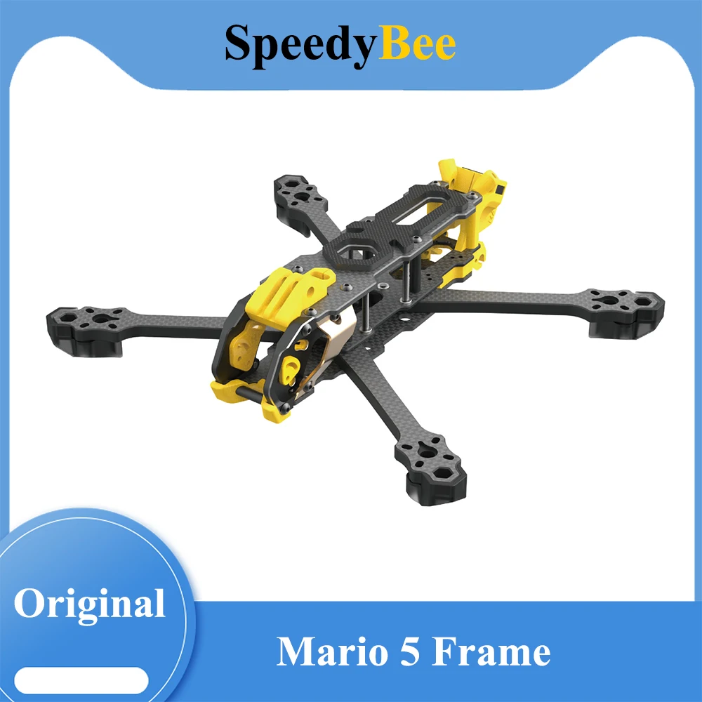 Рамка SpeedyBee Mario 5 Mario5 O4 DC/ XH 227 мм/XH 226 мм, комплект рамы FPV из углеродного волокна 3K
