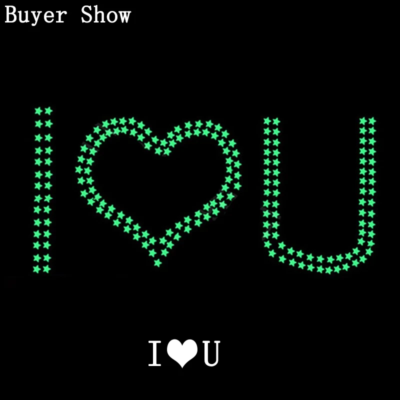 PVC Stars Glow Stickers Luminous In Dark Night Fluorescent Wall Art Decals For Kids Room Ceiling Home Festival Party Decoration 3 PVC Stars Glow Stickers Luminous In Dark Night Fluorescent Wall Art Decals For Kids Room Ceiling Home Festival Party Decoration 3