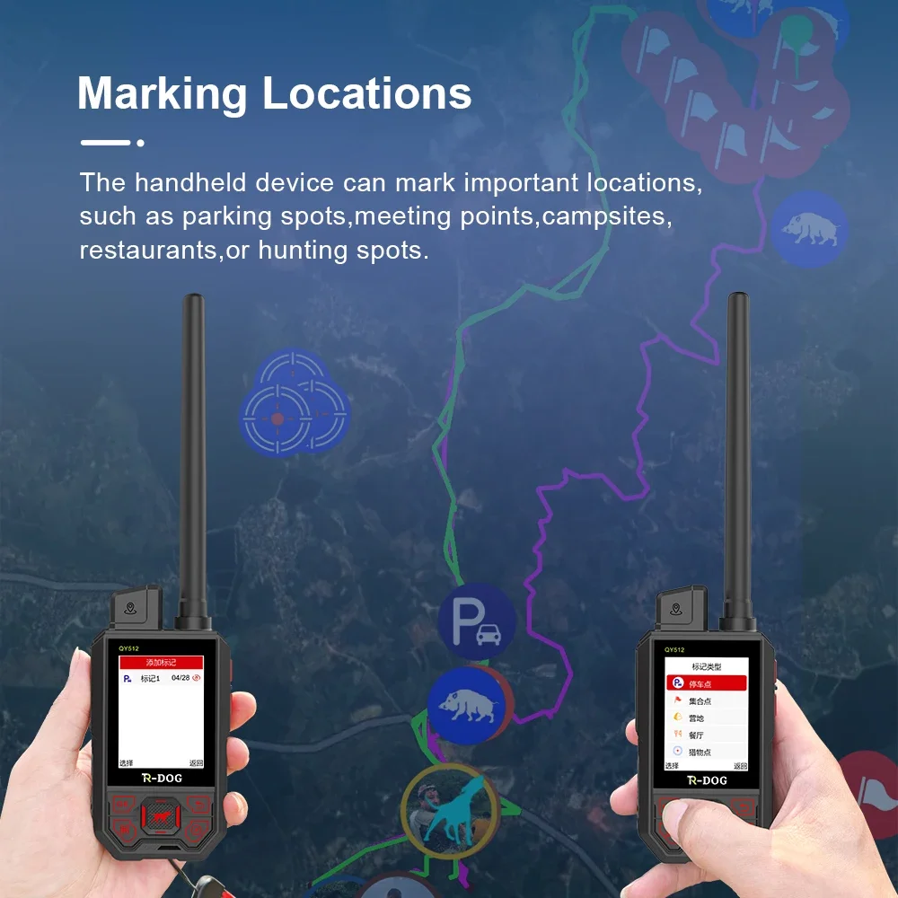 TR-Dog QY512 Hunting Dog GPS Tracker