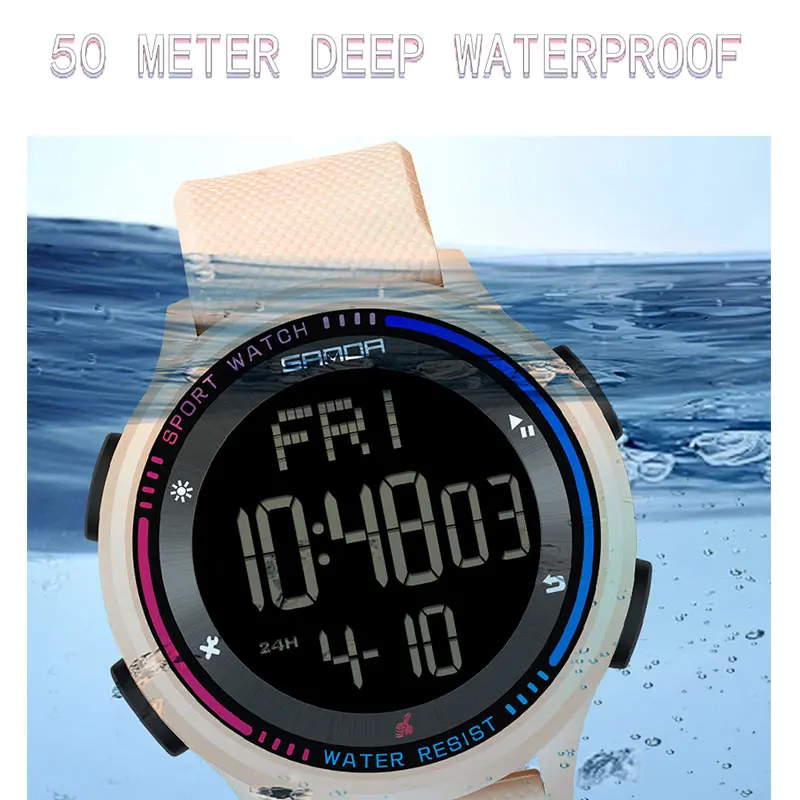 Children's Fashion Sports Watch - Waterproof Digital Stopwatch