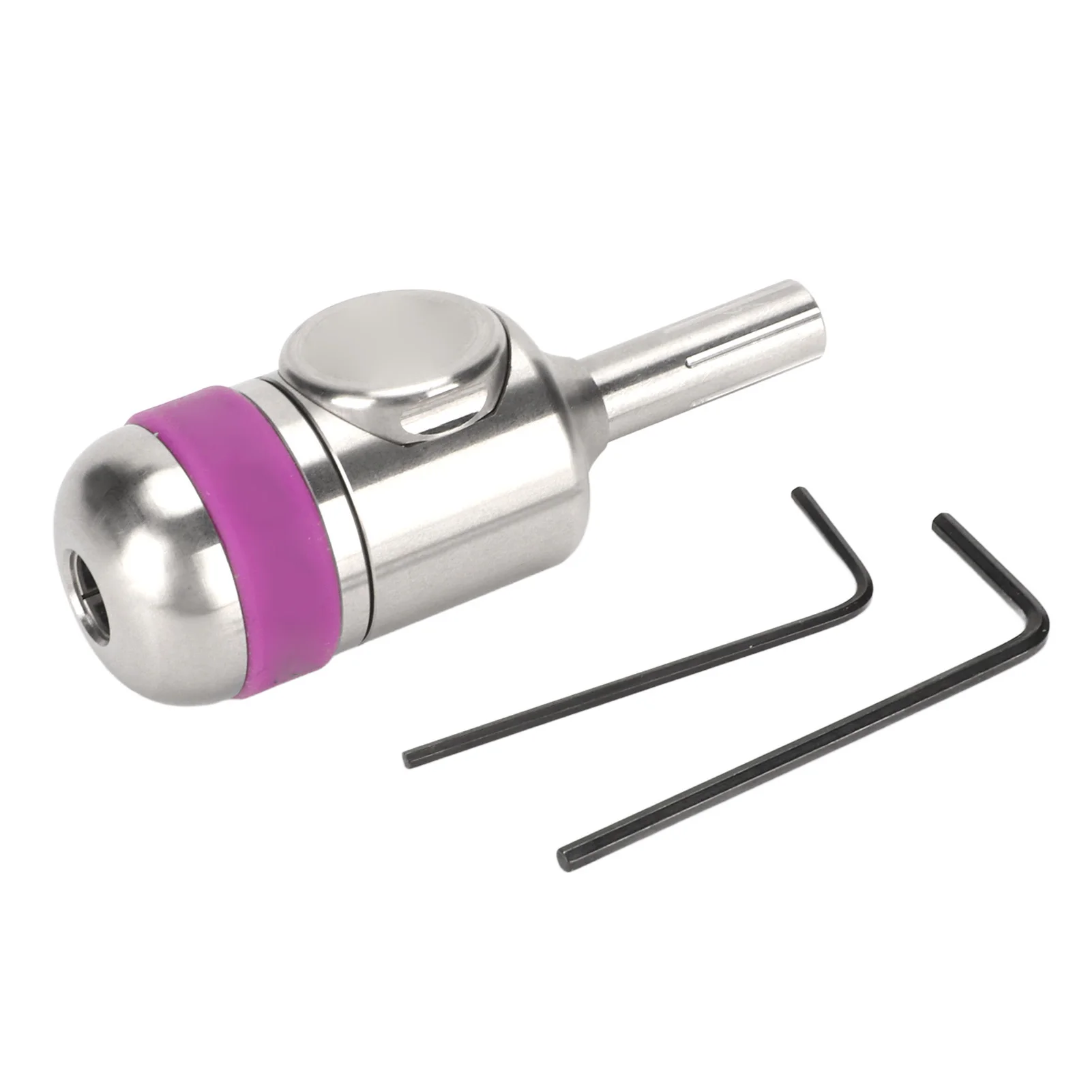 

25mm Diameter Tattoo Machine Grip Stainless Steel Magnetic Self Locking Tattoo Handle Grip