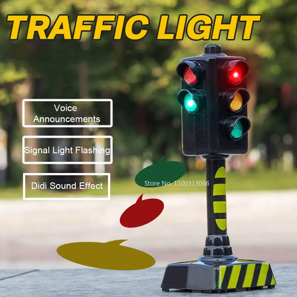 SimulationTrafficLightsModelPlasticParkingSceneSignalLamp