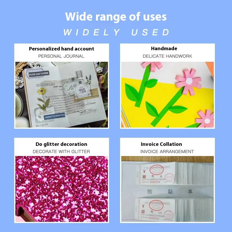 3/6Pcs Pen Style Glue Stick High Viscosity Glutstick Solid Glue DIY Paper Scrapbook Adhesives Glue Stationery Office Supplies 3