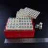 Compact Mahjong Set with Storage Box - 144 Tiles for Travel and Home Play 1