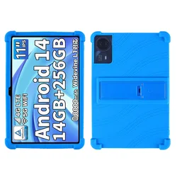 11 - Inch Tablet Protective Case with Kickstand and Holder - Premium Cover - Teclast T50HD 11inch (Blue)