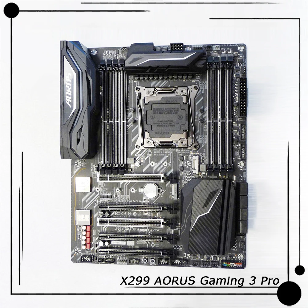 

For Gigabyte LGA2066 Support Core X-Series Processors ATX 8*DDR4 256GB Motherboard X299 AORUS Gaming 3 Pro