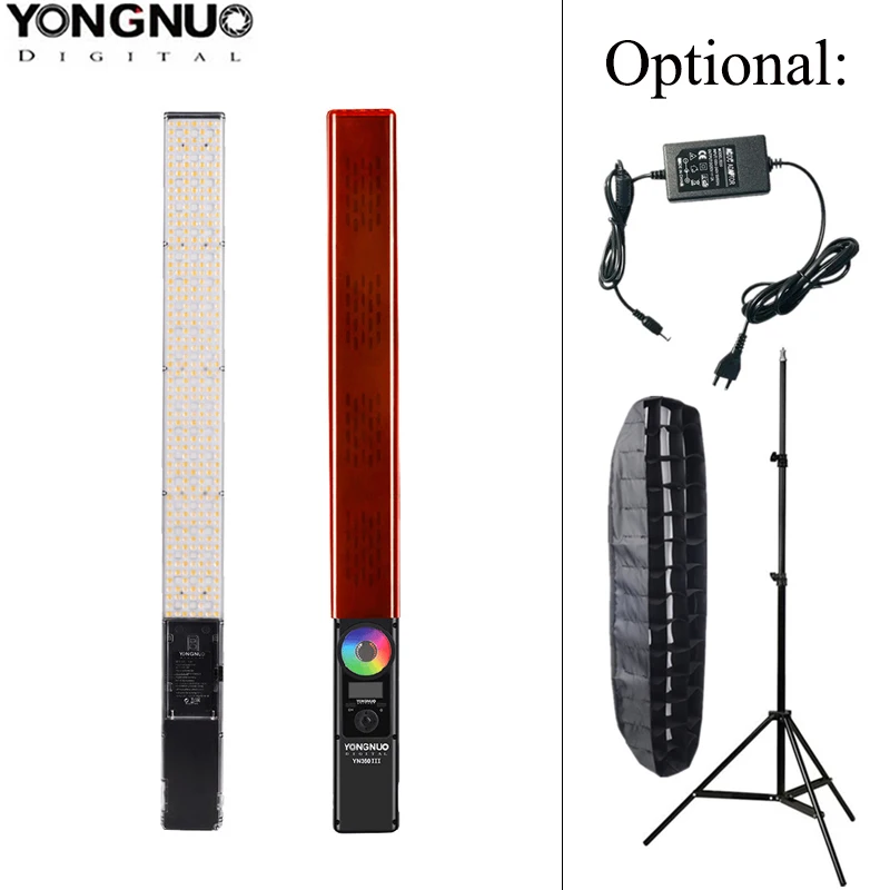 Yongnuo YN360 de mano LED Luz de vídeo 3200K-5500K RGB colorido palo Regalo & Reino Unido 