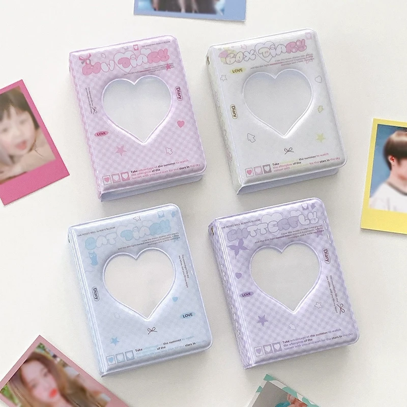 Kpop Photo Album Mini 3 Inch Album Photo Photocard Holder Idol Binder Card Holder Card Collect Book Picture Protector 포토카드 photo album