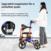 Aux 15kg walking aid Widening double spring shock absorbers, foldable/detachable pedals, assisting with walking 3