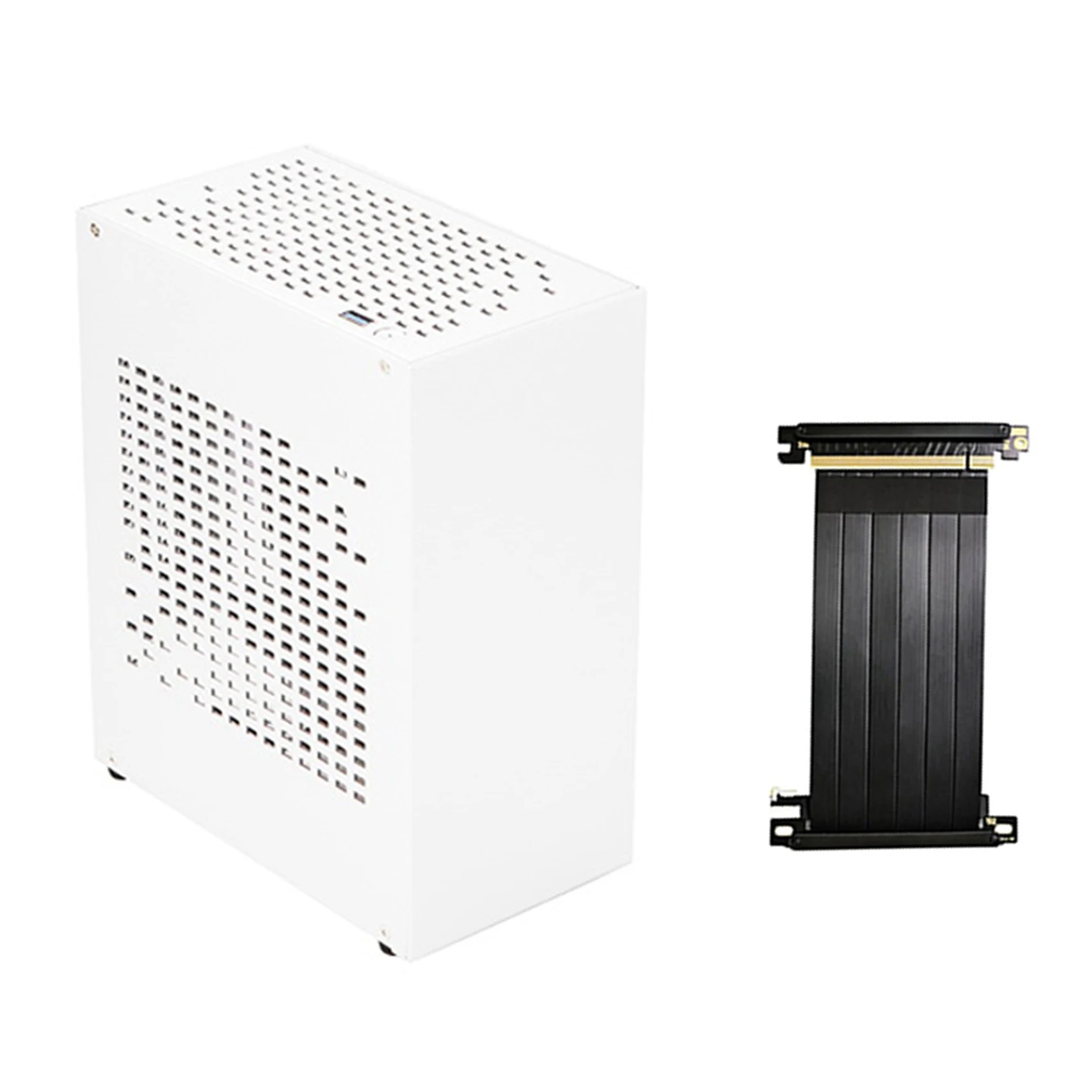 

Компьютер A07 Mini ITX, системный блок для HTPC, USB 3,0 ITX, корпус с удлинительным кабелем для видеокарты (C)