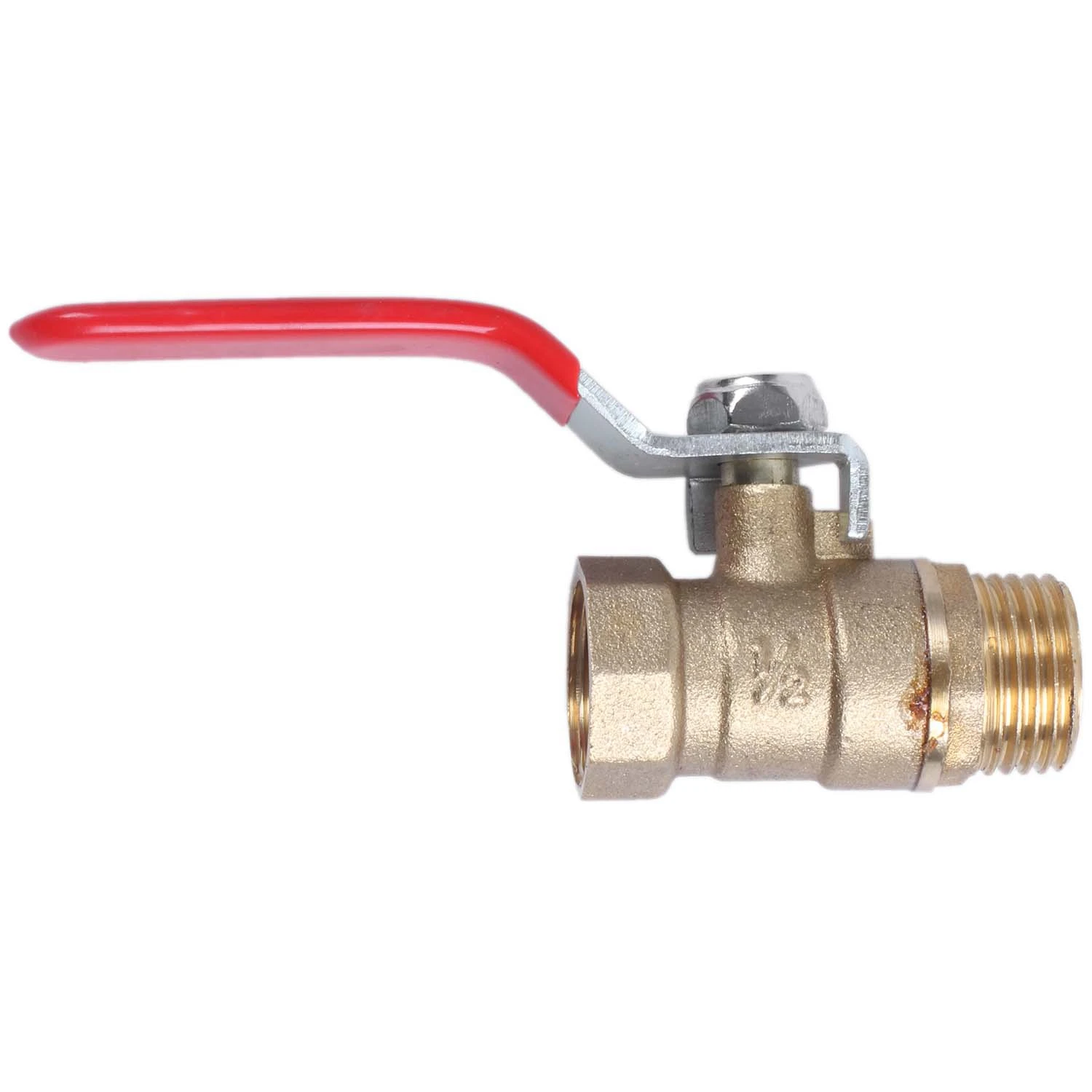 ABZV-Male To Female M/F Thread 1/2" Full Port Brass Water Ball Valve