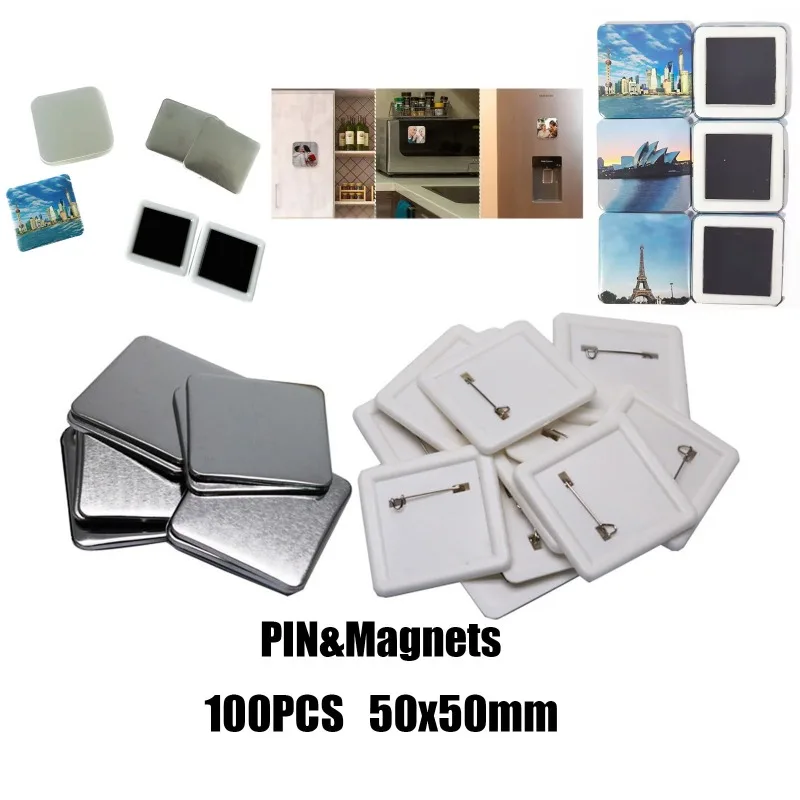 Kit Completo Para Hacer Imanes De Nevera Con Tus Fotos - Prensa, Cortador Y 100 Consumibles Incluidos.