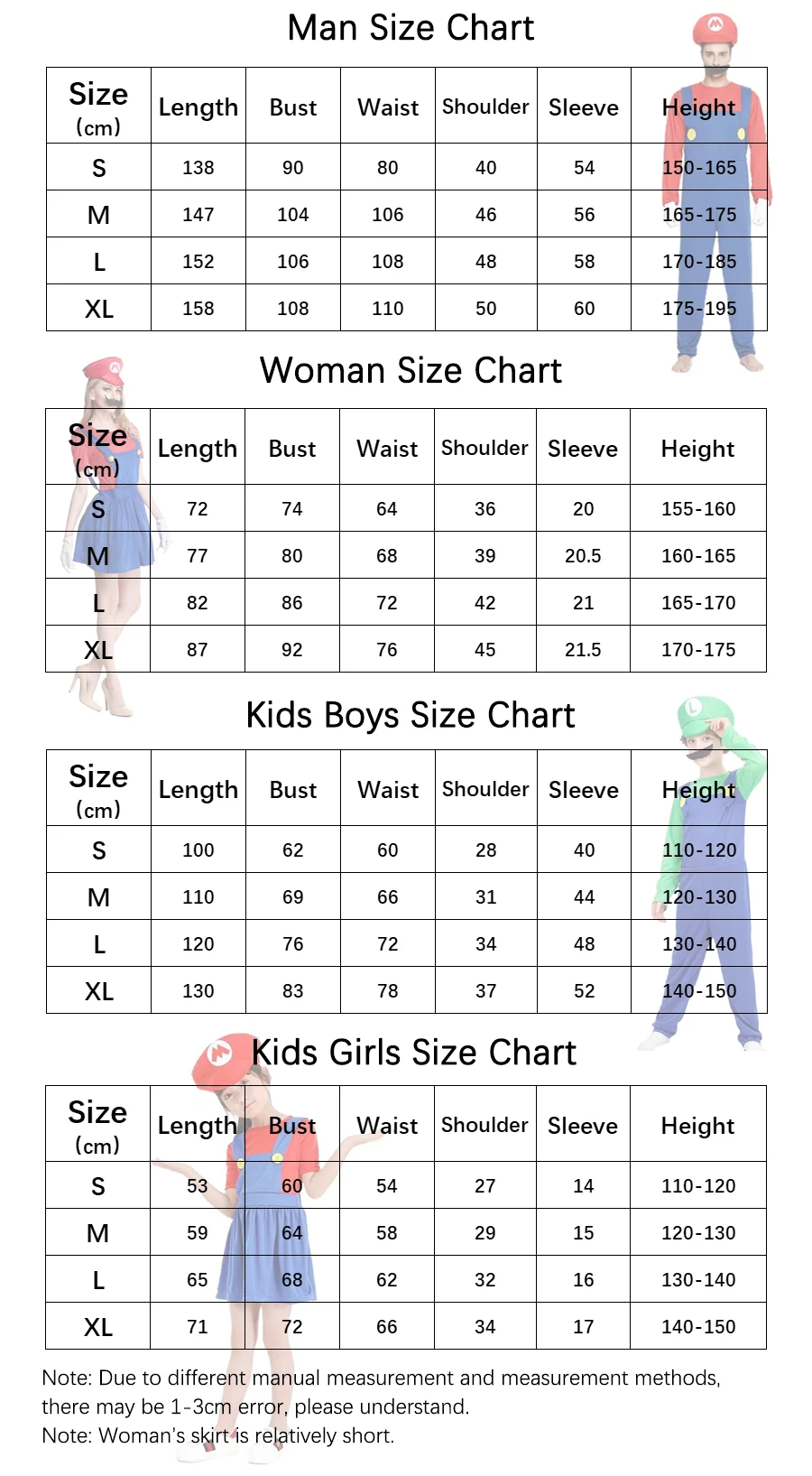 Luigi Hats Beard Suit