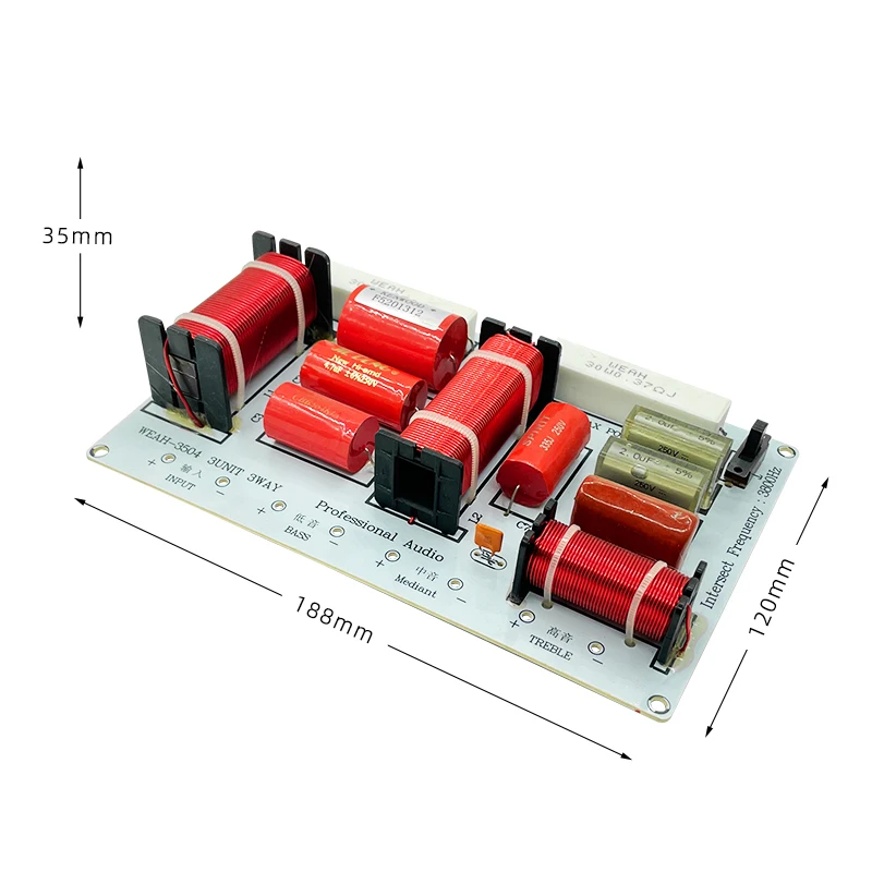 その他 LOUDSPEAKERS DIVIDING CROSSOVERNETWORKS Amazon.com: 2 Way Crossover 800W Maximum Professional Frequency