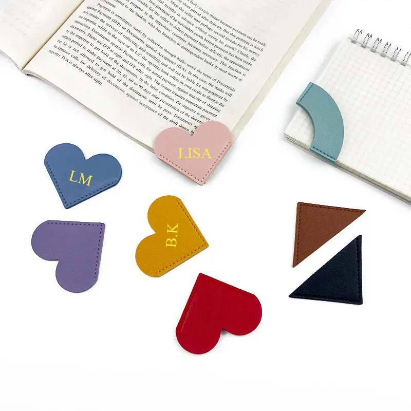 Free Personalize Name  Corner Bookmark Book Page Marker Library Activities Read-in DIY Souvenir Gift For Students