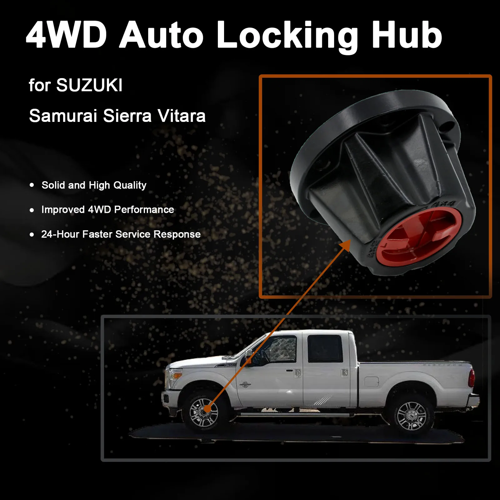 1 Pieces x FOR SUZUKI Samurai Sierra Vitara Manual Free Wheel Locking Hubs B030HP AVM538HP