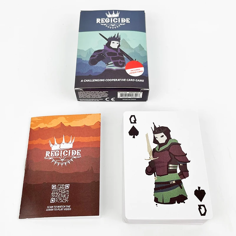 Regicide Board Game Card Multiplayer Collaborative Intelligence Poker New Game Casual Gathering Game Education Fun Child Gifts