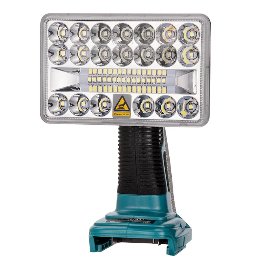 18V 2000LM LED Flashlight Outdoors Spotlight Light for Makita BL1430 BL1830 Lith