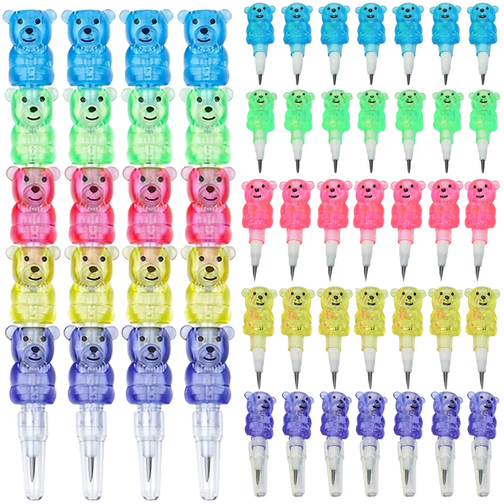 

Stackable Kids Christmas Stacking Point Push Non Multi Bulk Sharpening Lovely Children Stationary Stationery Plastic Drawing