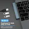4 Ports Hi-Speed HUBs High Speed 4 Port USB 3.0 Multi HUB Splitter Expansion For Desktop PC Laptop Adapter 2