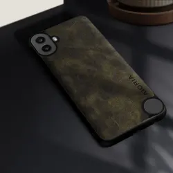 Premium Durable PU Leather Stylish Phone Case Cover for CMF Phone 2 Pro (Green)