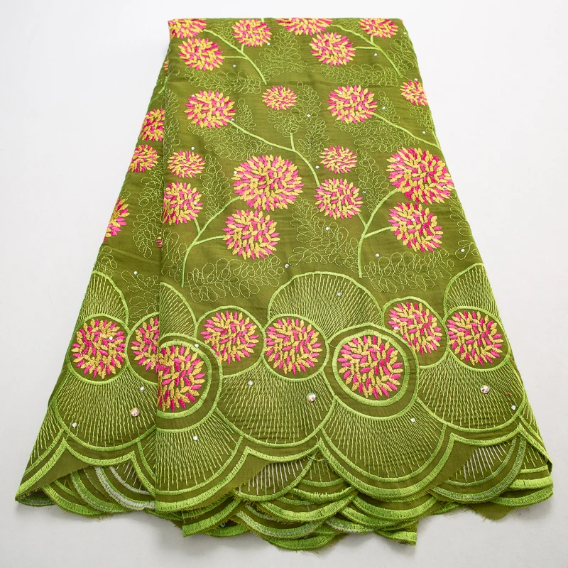 

Elegant Embroidered Cotton Lace Fabric Swiss Voile Lace in Switzerland 2023 High Quality African Cotton Fabric for Women A3527