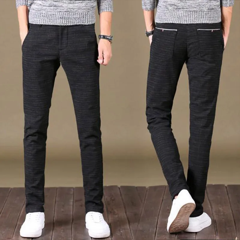 Autumn Winter KPOP Fashion Style Harajuku Casual Trousers Loose All Match Sport Jeans Zipper Solid Pockets Straight Leg Pants