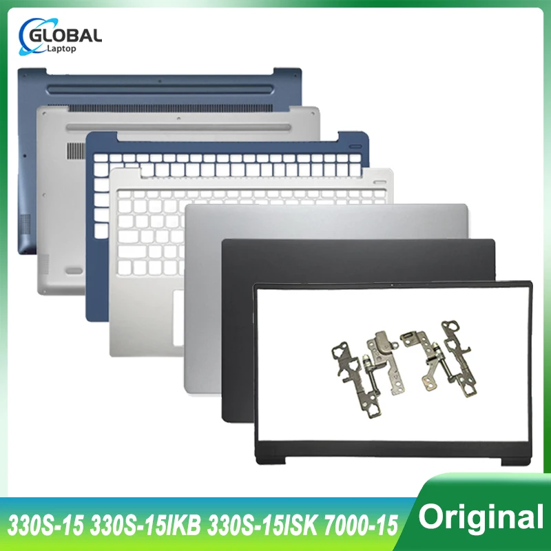 Nuova Custodia Per Laptop Per Lenovo Ideapad 330S-15 330S-15Ikb 330S-15Isk 7000-15 Lcd Cover Posteriore Cornice Anteriore Poggiapolsi Cerniere Inferio
