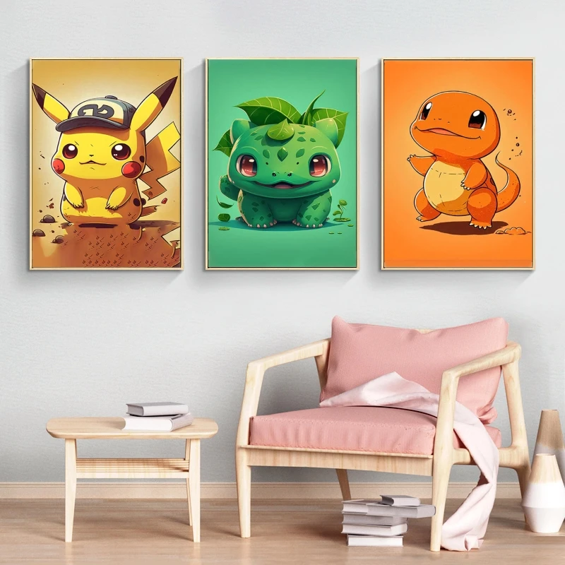 

Canvas Posters Pokemon Bulbasaur Modern Home Prints And Prints Wall Art Picture Living Room Decoration Paintings Friends Gifts