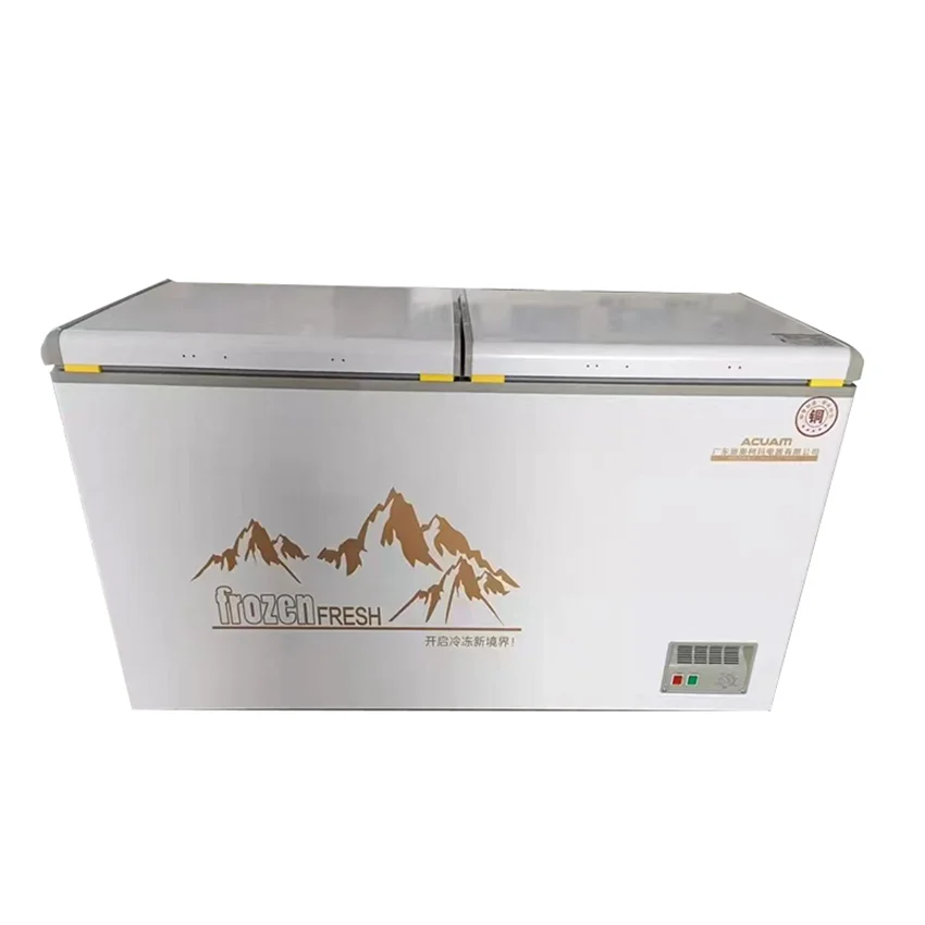 מקרר מיני מקרר מקפיא אופקי קטן מדחס מקרר נייד