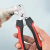 Professional Pet Nail Clippers for Dogs Cats with Safety Guard Stainless Steel Scissors Nail Pliers for Pet Claw Care Grooming 5