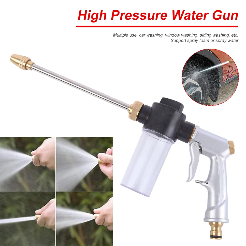 

Multifunctional Garden Watering Spray Gun Sprinkler Hose Nozzle High Pressure Car Wash Sprayer Garden Irrigation Water Gun