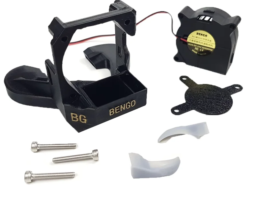 Smart Pro Super Cooling Kit Atualização Abs Impresso Fan Duct Qualidade 4020 Axial Versão 3.5 Ender3-s1 s3 Pro Cr10