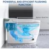 Smart Toilet, Elongated One Piece Bidet Toilet with Bidet Built in, Tankless Smart Bidet Toilet with Auto Open Close,Foot Sensor 5