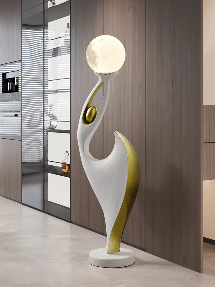 

Large floor lamp ornaments, artistic character ornaments