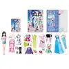 Magnetic Doll Dress Up Kits Reusable Sticker Dress Up Doll Activity Book Doll Pretend Play Toy For Kids Aged 3 To 12 Birthday 5