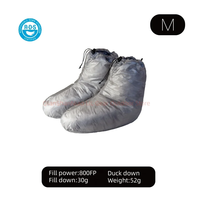 Down Foot Cover Ice flame NXT Duck Down Boots Outdoor Ultralight Unisex Down Socks Sleeping Bag 10D Fabric