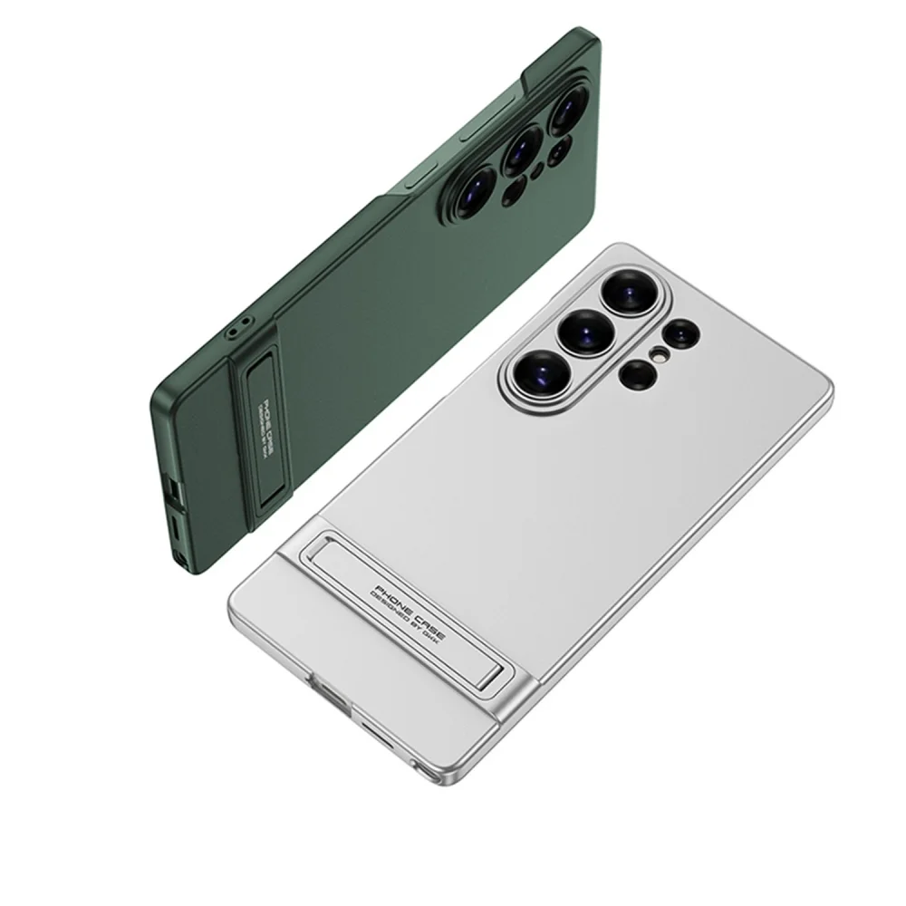 Ultra Thin Shockproof Invisible Fold Stand Phone Case with Hard Protection