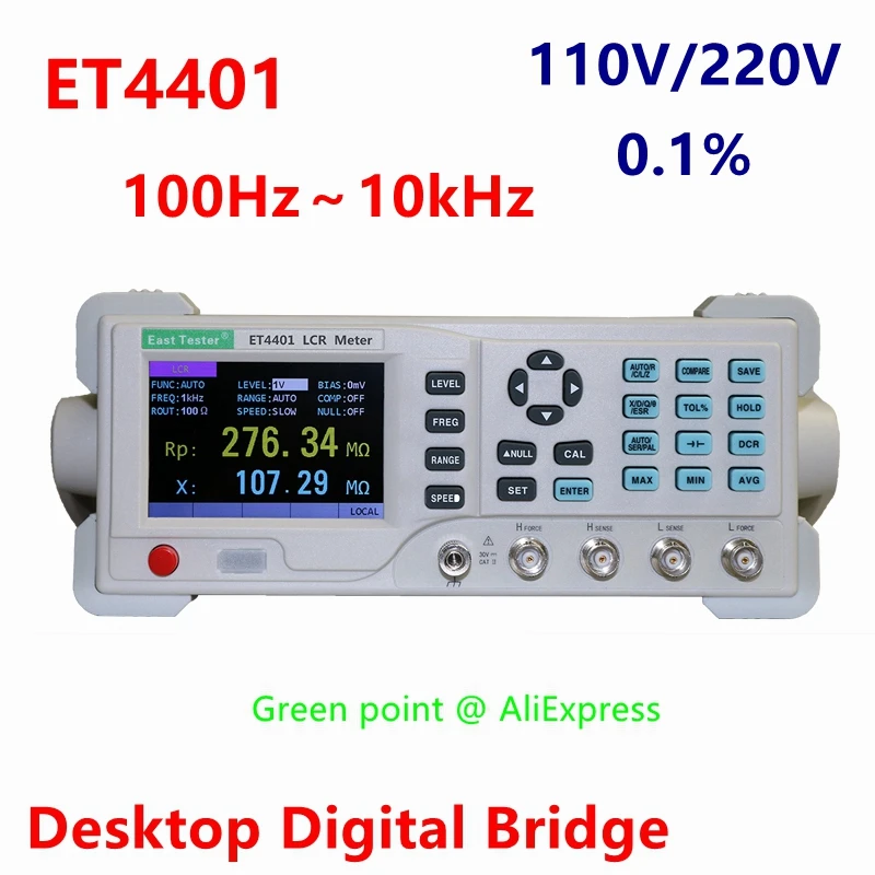 Lcr Meter ET4401 Resistance Impedance Capacitance Inductance Measure Instrument Digital LCR Capacimetro Digital Meter Capacitor 2