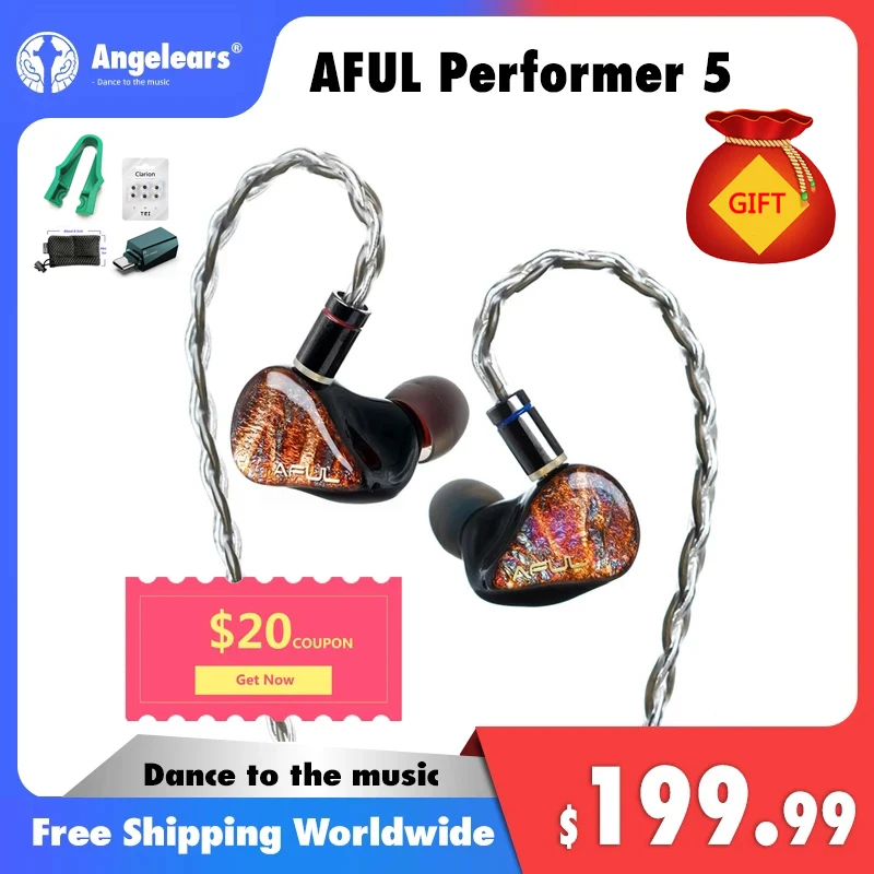 Aful Performer 5 Earphones Inear Monitors Earphone Earphones