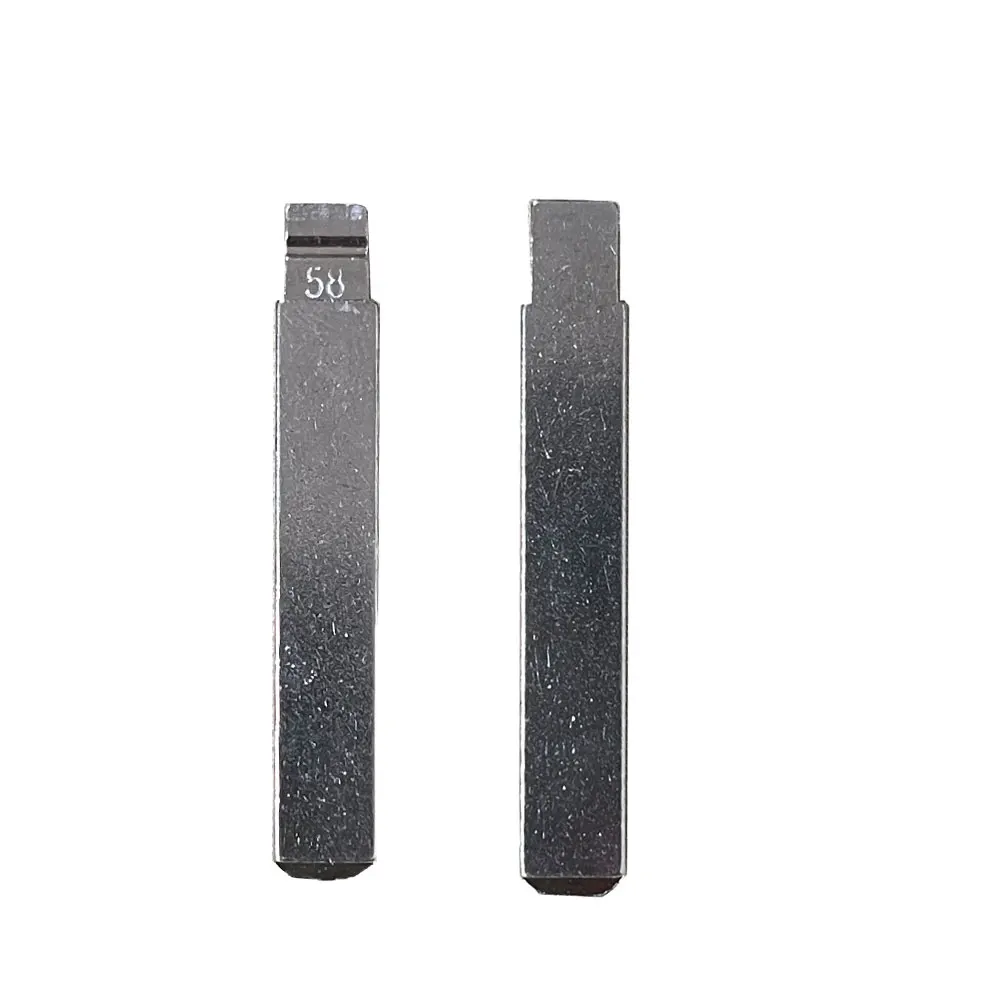 58# VA2 Key Blade Metal Uncut Blank Flip Remote Key Blade for Peugeot Citroen Renault for Keydiy KD Xhorse VVDI JMD Remote 10pcs Car Key Shell Car Remote Key Car Key Key Shell