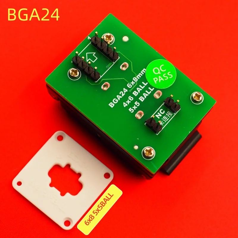 100% 오리지널 XGecu BGA24 - DIP8 6X8 /5X5/ 4X6 mm 볼 유니버설 어댑터 IC 소켓(새로운 듀얼 헤드 프로브 홀더 포함)