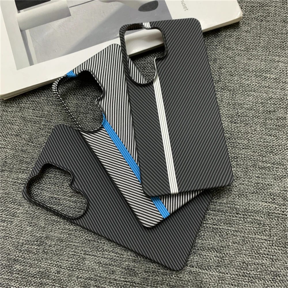 Ultra Slim Carbon Fiber Luxury Thin Business Armor Cover