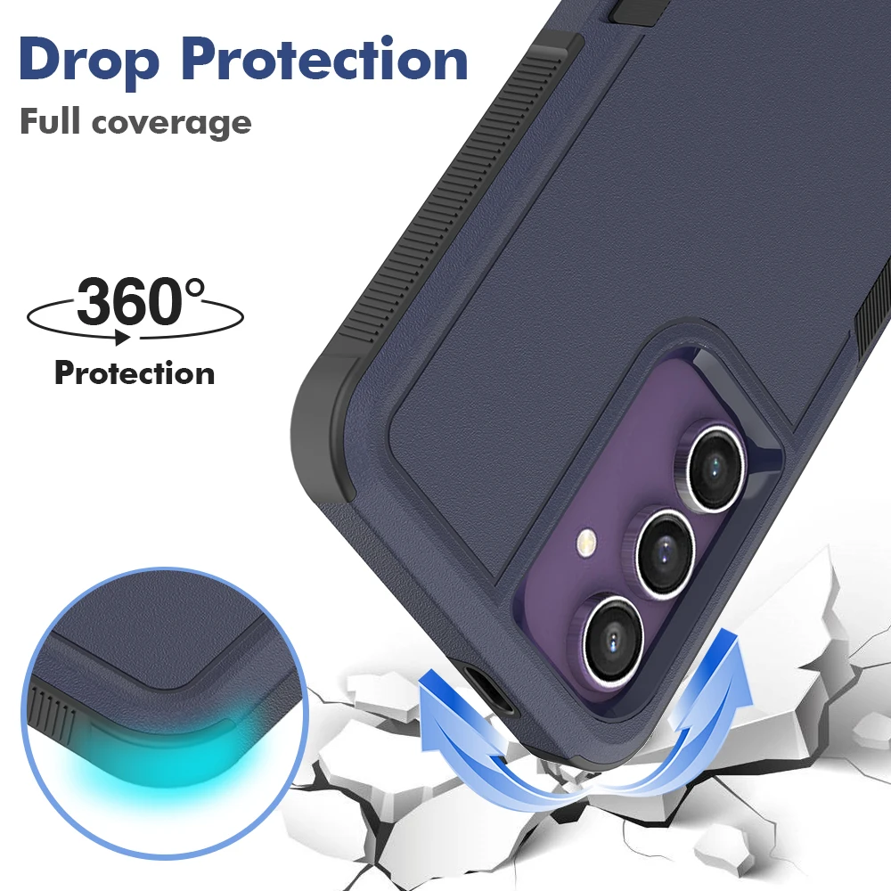 Premium Shockproof Hybrid Armor Phone Case - Dual Layer Protection