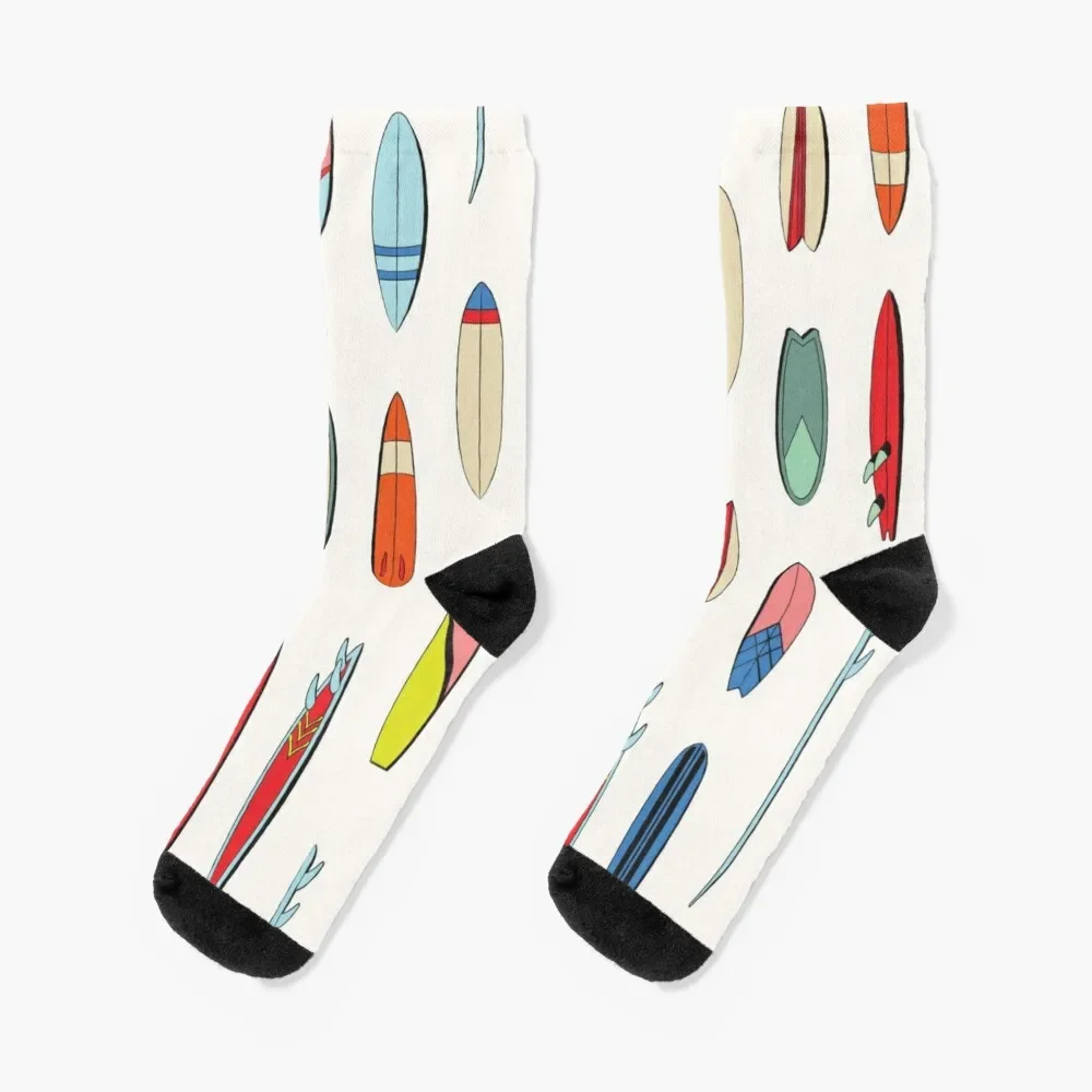 unique surfboards pattern Socks luxe christmas gifts Novelties Heating sock Women Socks Men's