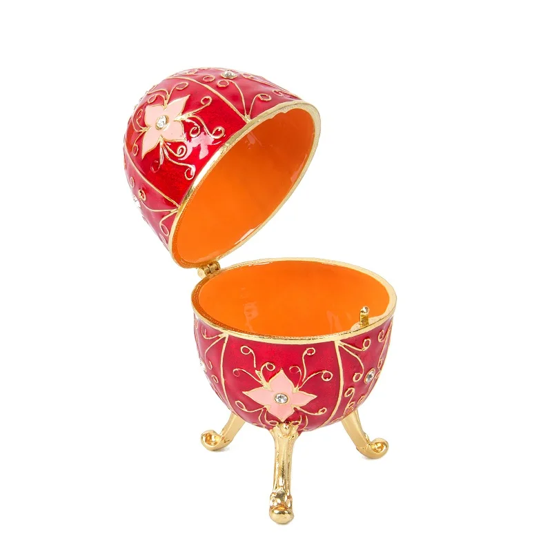 QIFU Beautiful Green Faberge Egg Crafts for Decoration